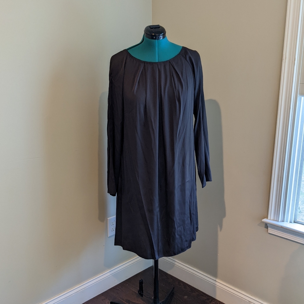 Chocolate Brown Elie Tahari Silk Baby Doll